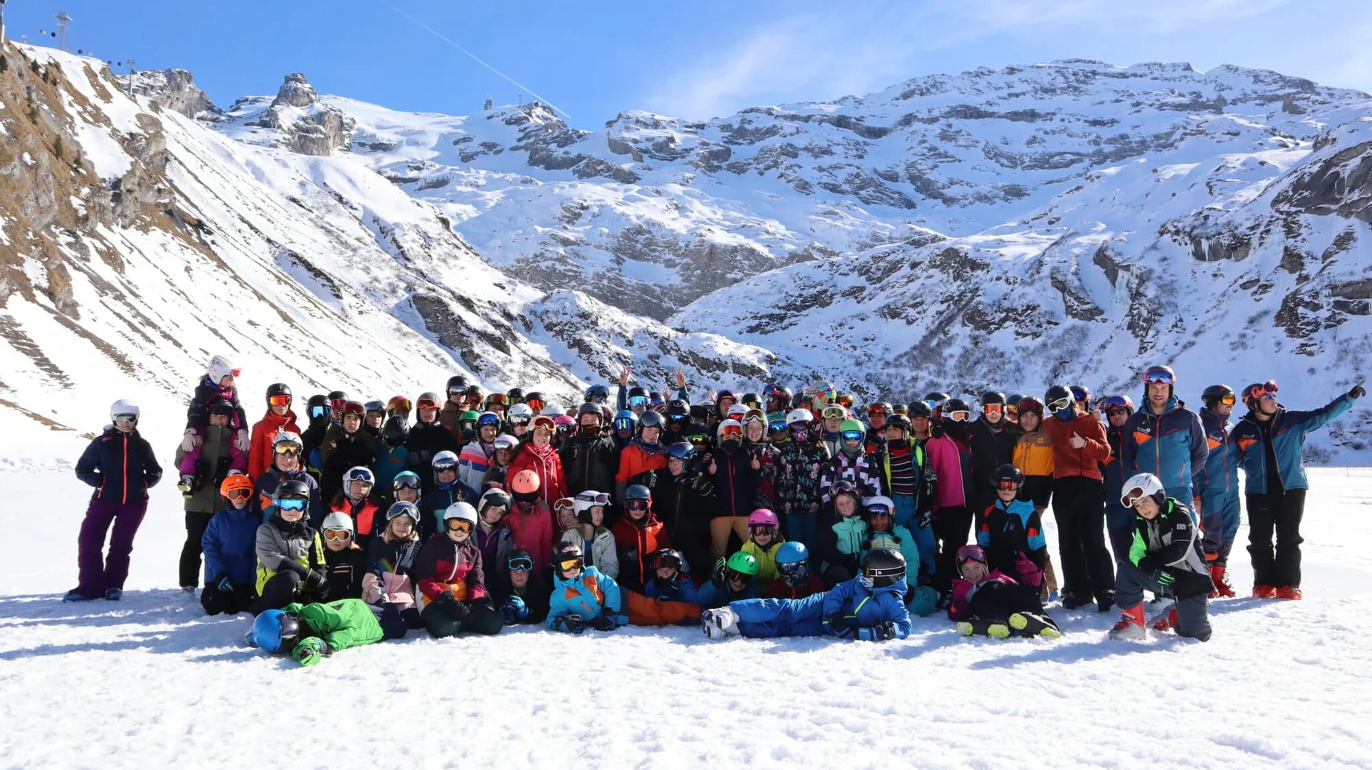 La photo de groupe du camp d'Engelberg 2023